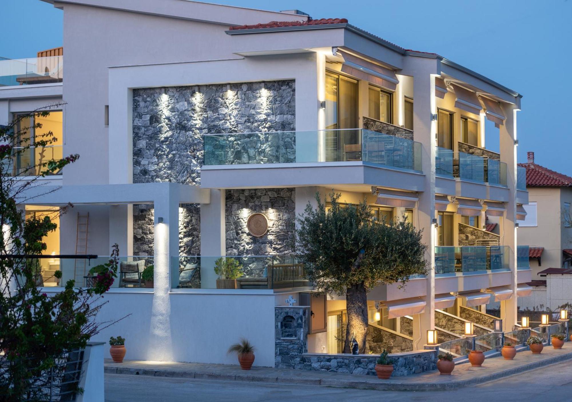 Ikies Apollon Boutique Hotel Sarti Exteriör bild